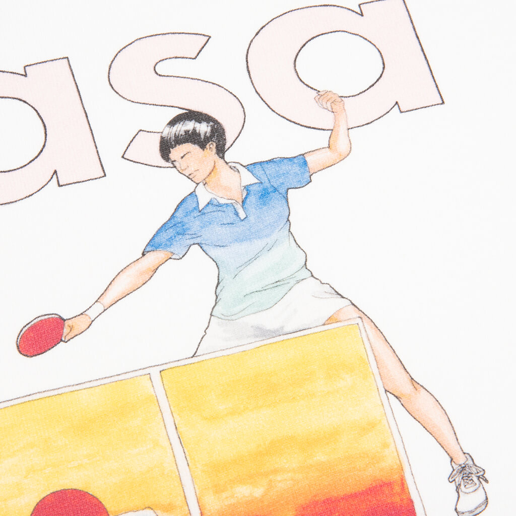Fuji Ping Pong Printed Sweatshirt - Off White