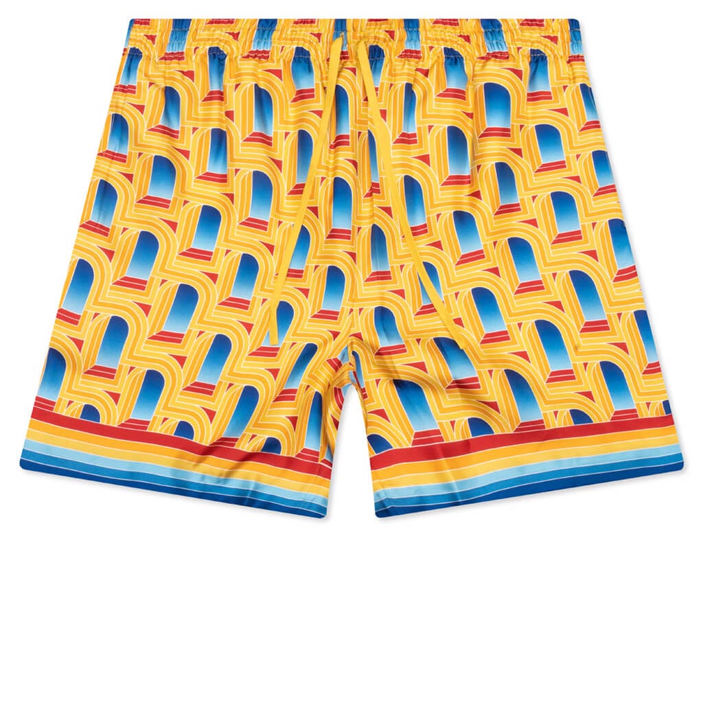 L'Arche De Jour Silk Shorts - Multi