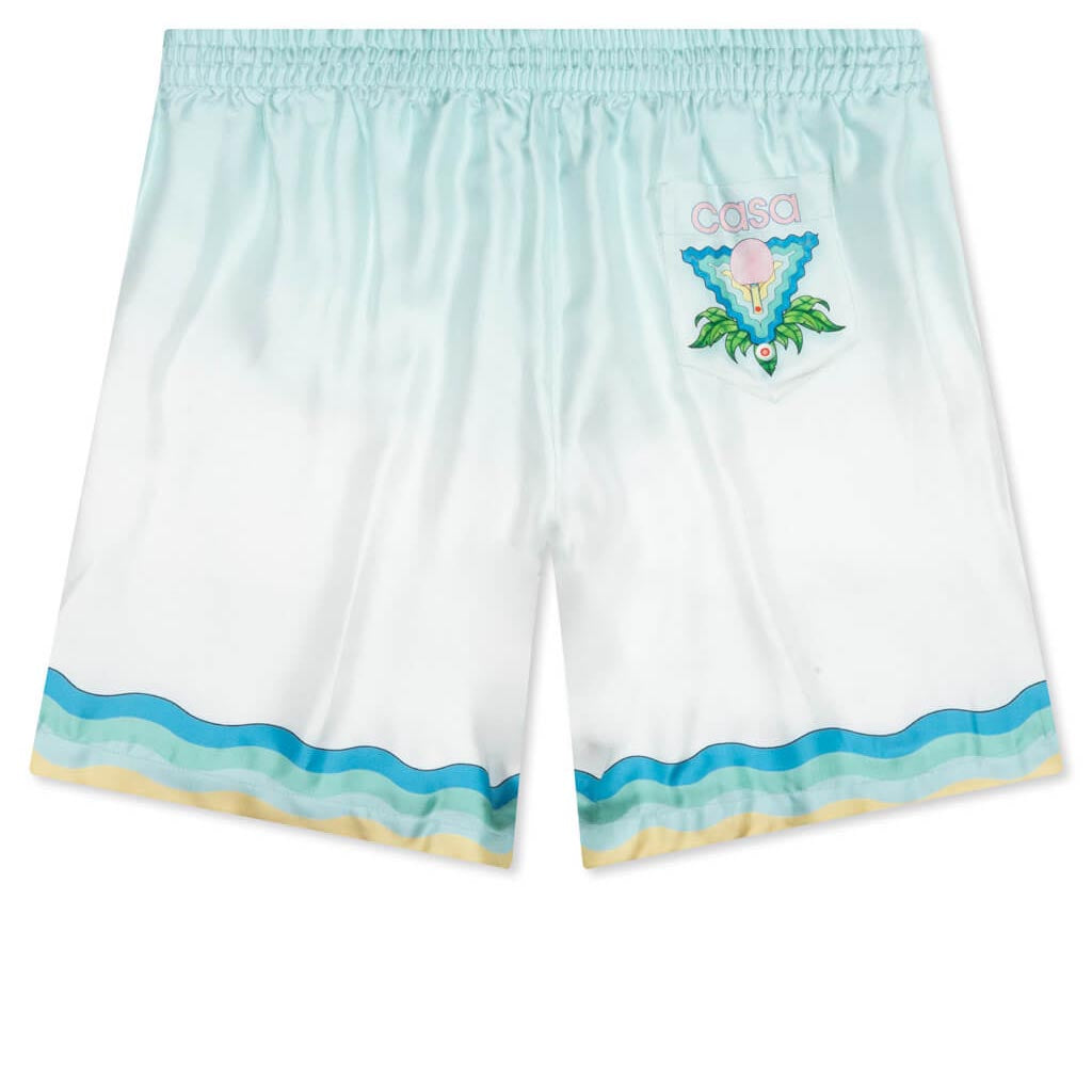 Memphis Icon Silk Shorts w/ Drawstrings - Multi
