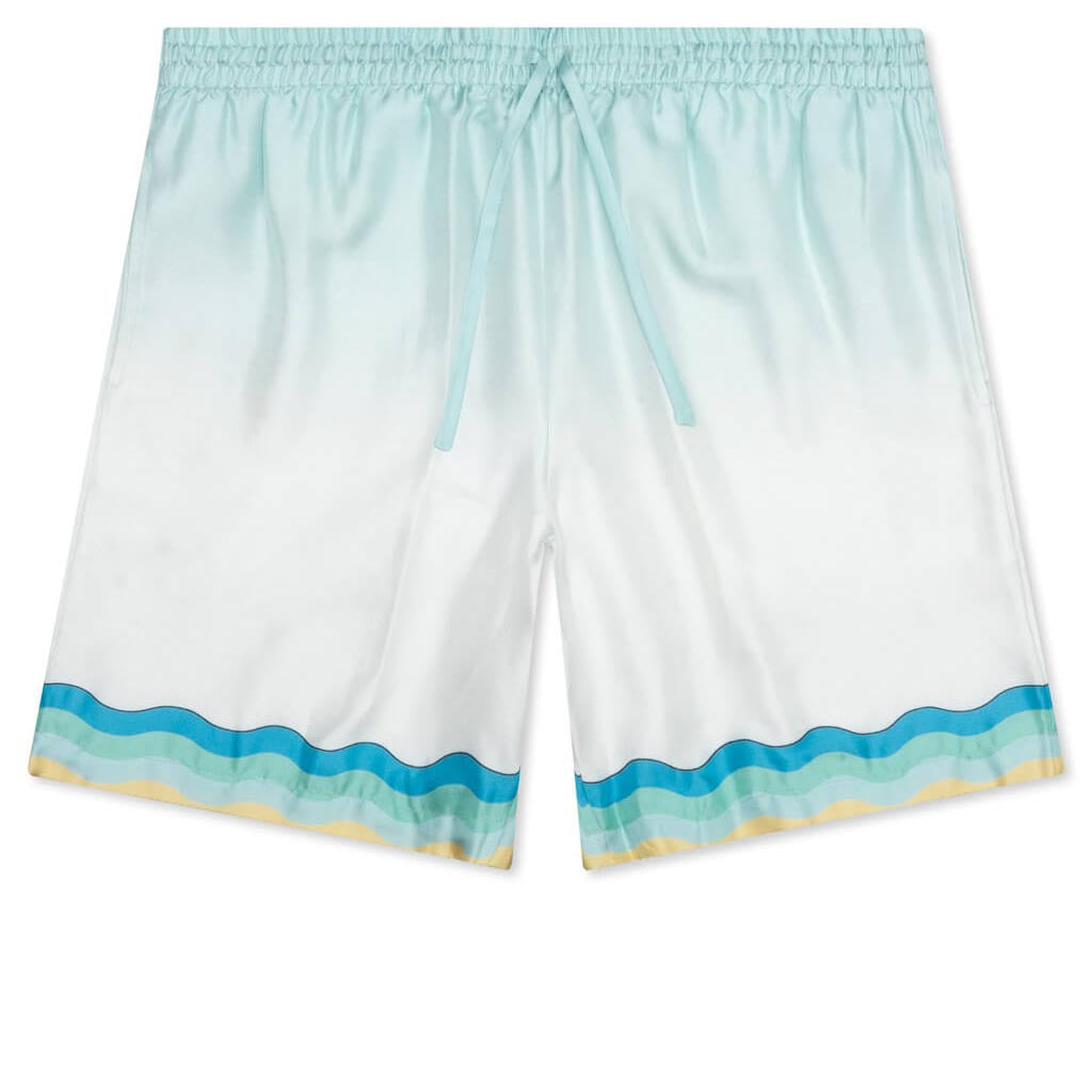 Memphis Icon Silk Shorts w/ Drawstrings - Multi