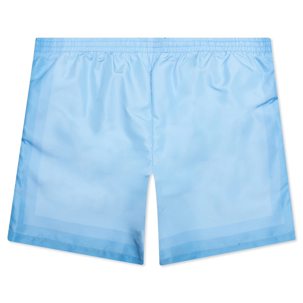 Printed Swim Trunks - Blue