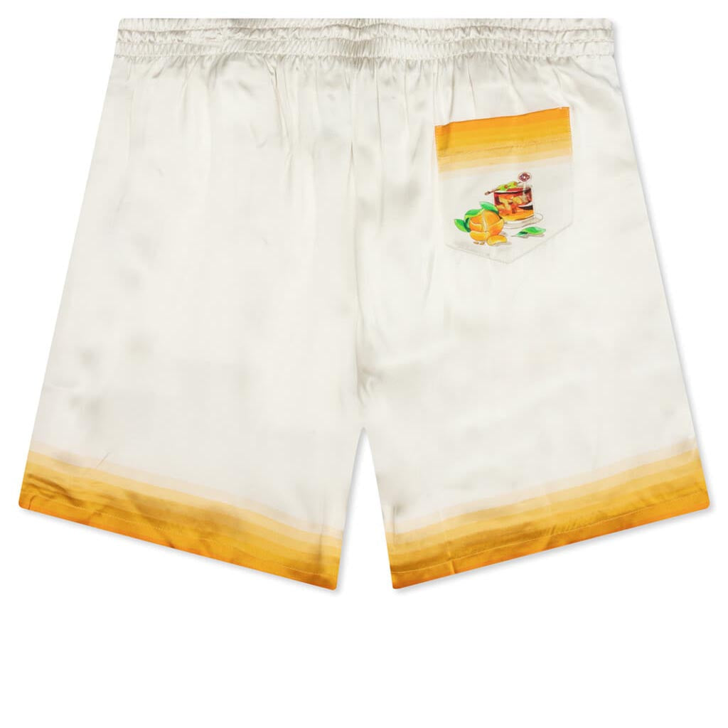 Silk Shorts With Drawstrings - Panoramique