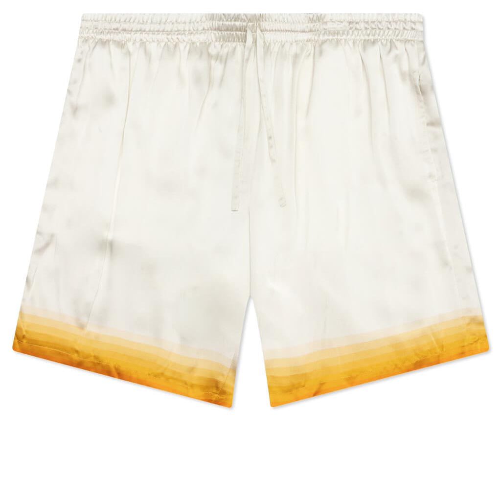 Silk Shorts With Drawstrings - Panoramique