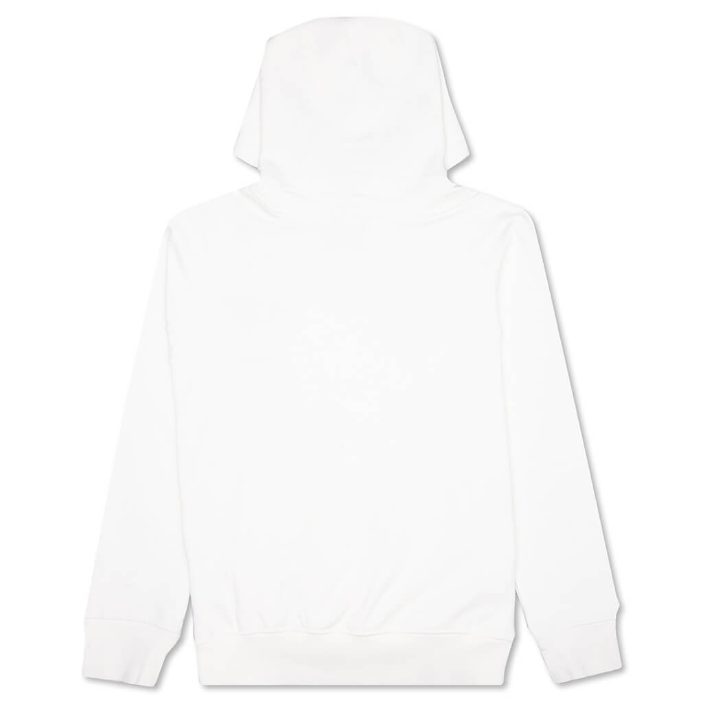 Tennis Club Icon Embroidered Hooded Sweatshirt - Off White