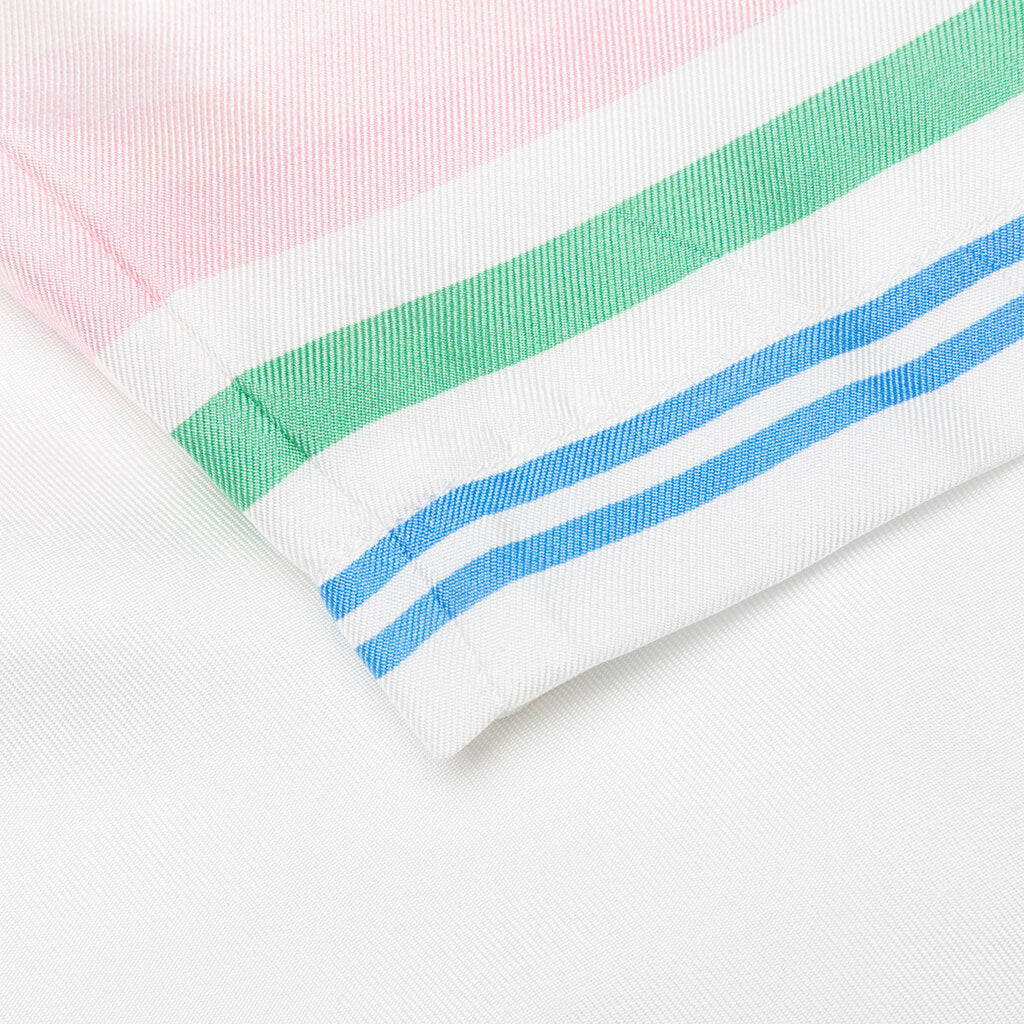 Tennis Club Icon Silk Shorts w/ Drawstrings - Multi