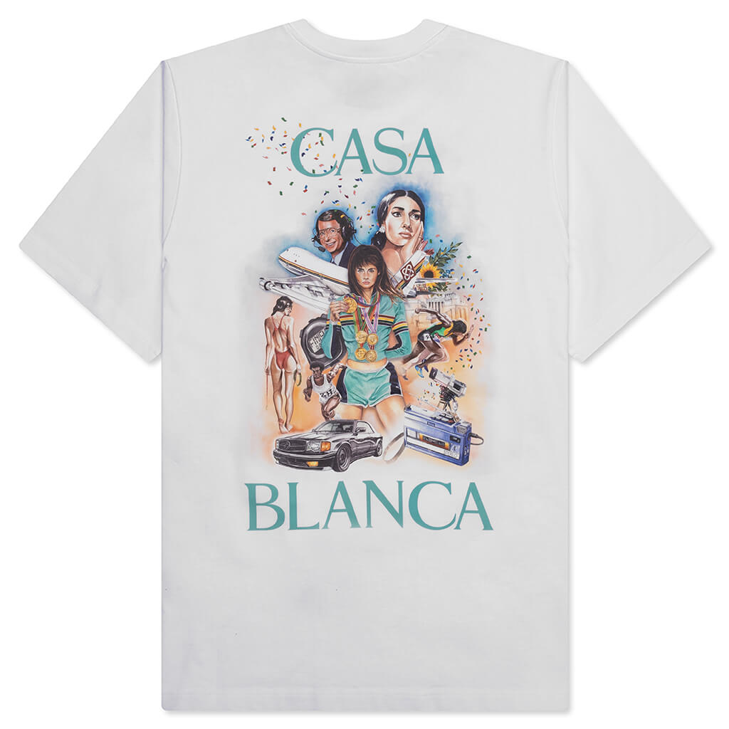 Celebration Du Sport Printed T-Shirt - White
