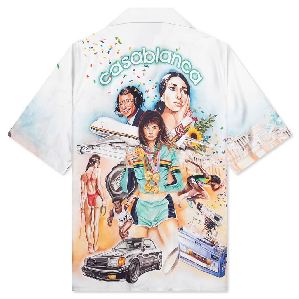 Celebration Du Sport S/S Cuban Collar Shirt - Multi