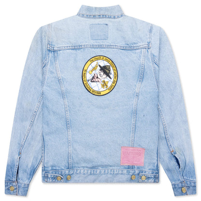Charlatan Reversible Denim/Baseball Jacket - Indigo