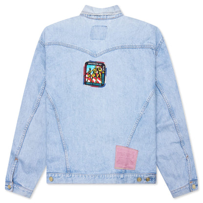 Charlatan Reversible Denim/Baseball Jacket - Indigo