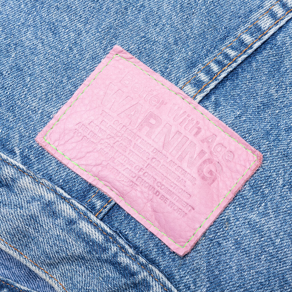 Charlatan Reversible Denim/Baseball Jacket - Indigo