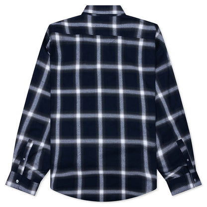 Check Button-up Shirt - Navy/Multi