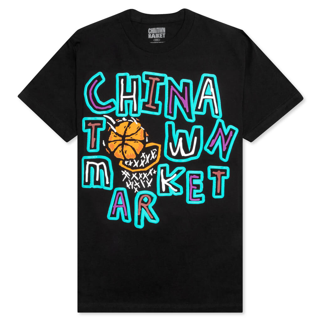 Chinatown CTM Parquest Courts T-Shirt - Black