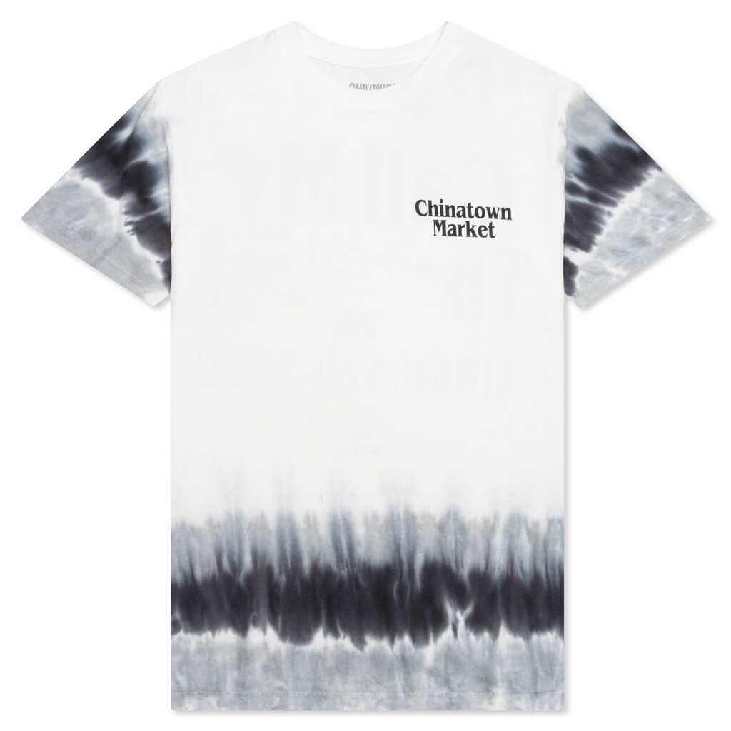 Chinatown Call My Therapist T-Shirt - White/Black Tie-Dye