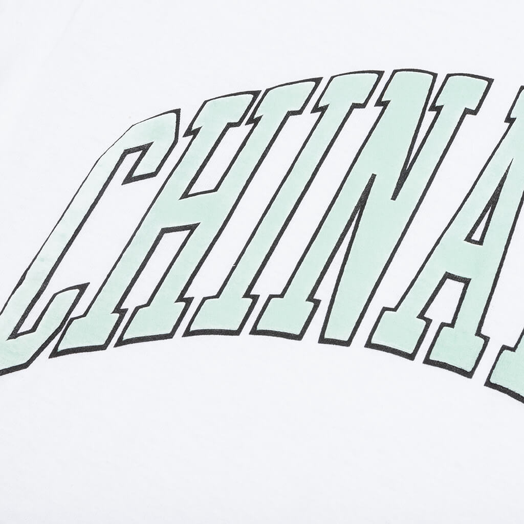 Chinatown Chinatown Seafoam Puff Arc T-Shirt - White