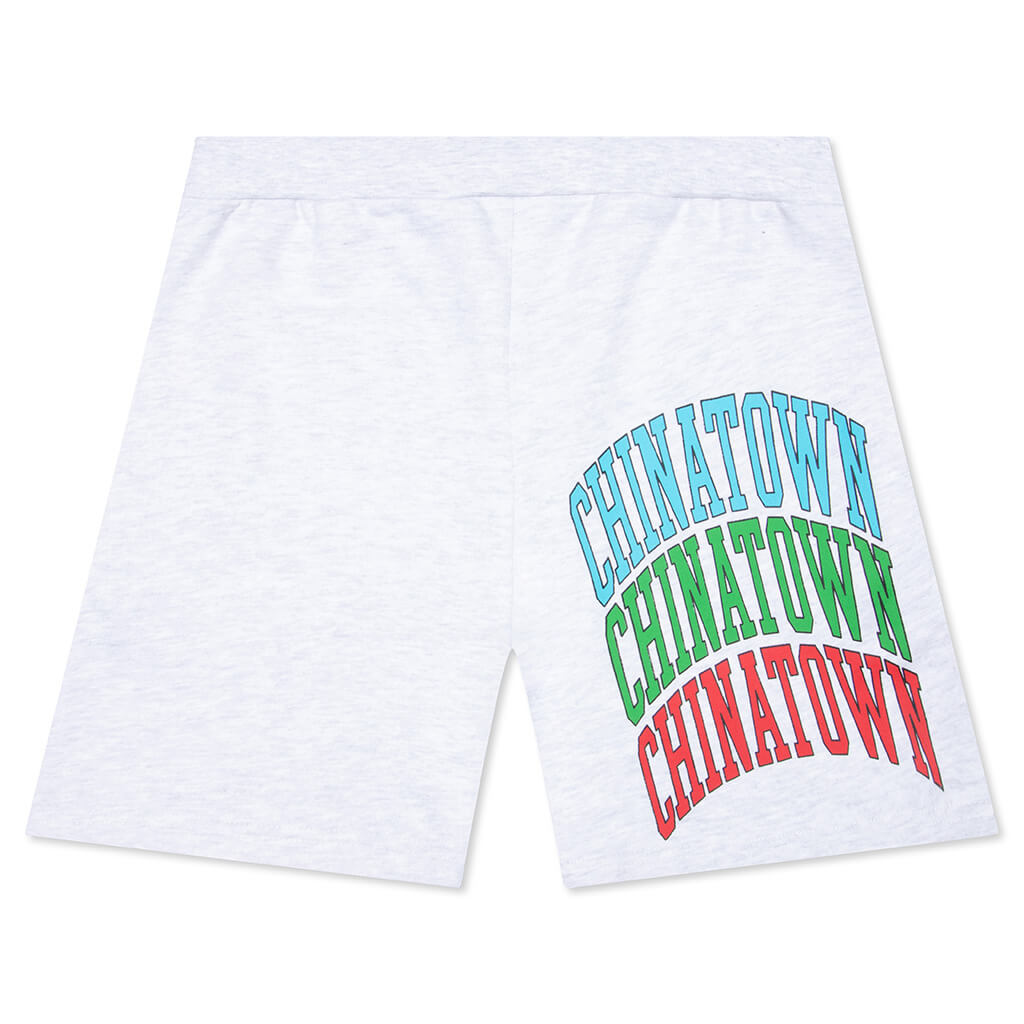 Chinatown Chinatown Triple Arc Sweatshorts - Ash Gray