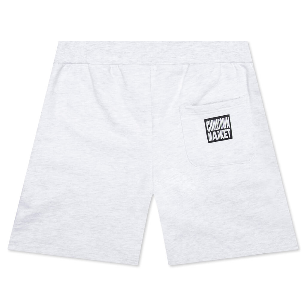 Chinatown Chinatown Triple Arc Sweatshorts - Ash Gray