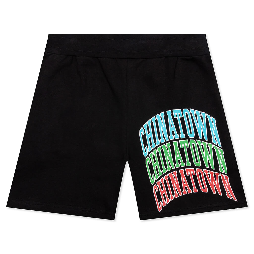Chinatown Chinatown Triple Arc Sweatshorts - Black