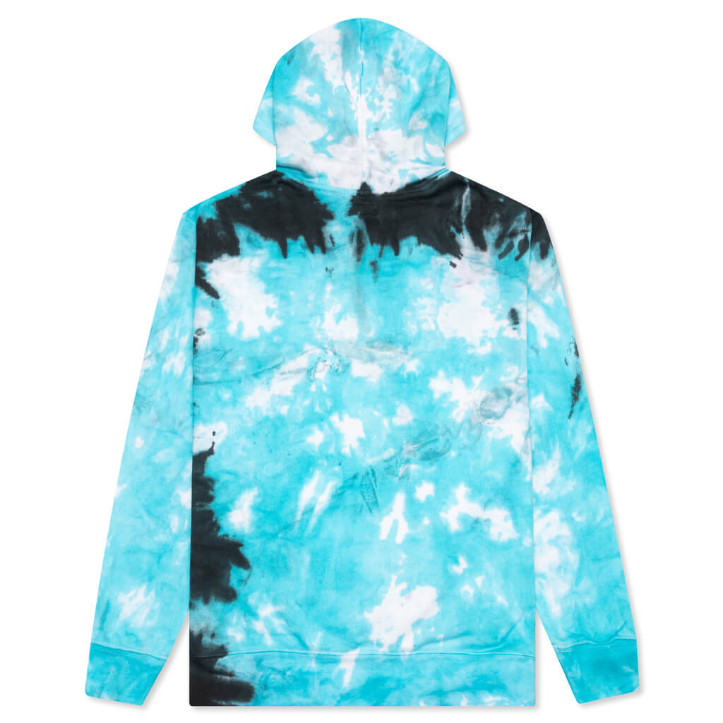 Chinatown Dawg Lightning Arc Hoodie - Sky Blue Tie-Dye