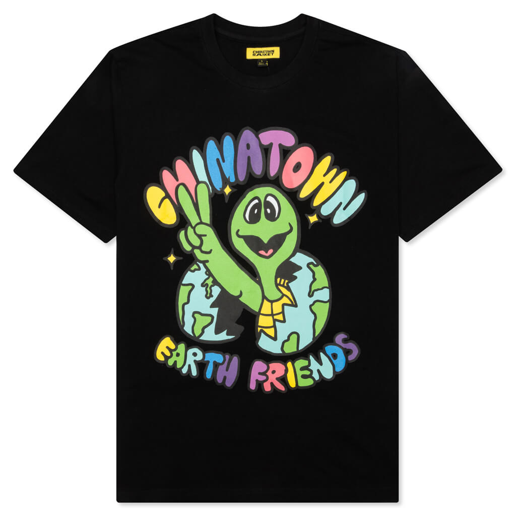 Chinatown Earth Friends T-Shirt - Black