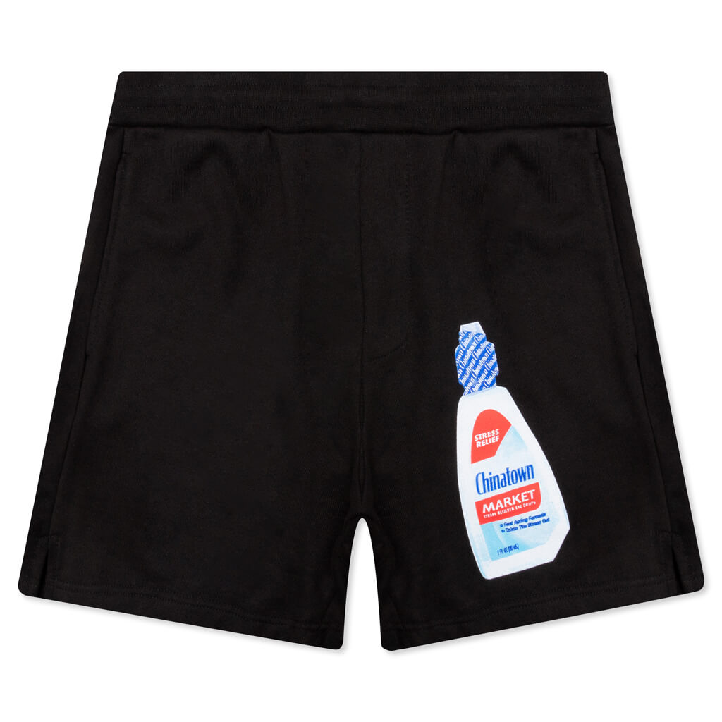 Chinatown Eyedrop Sweatshorts - Black