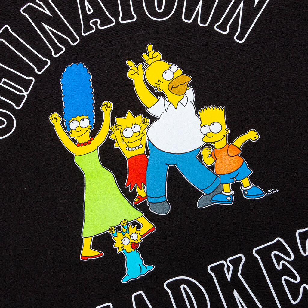 Chinatown x The Simpsons Family OG T-Shirt - Black
