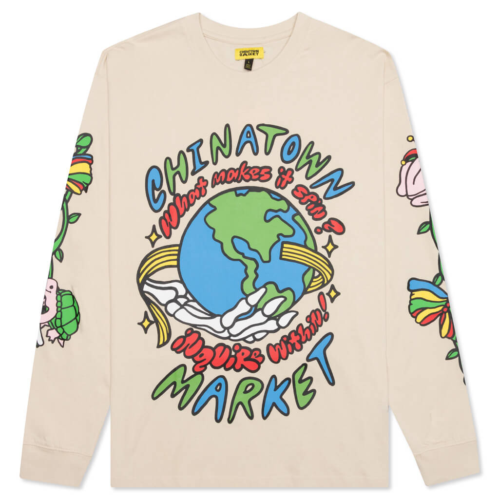Chinatown Inquire From Within Bone L/S Shirt - Bone