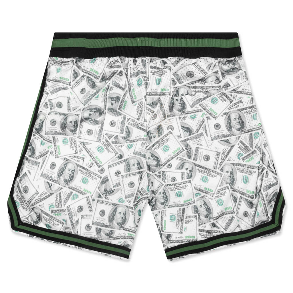 Chinatown Money Arc Basketball Shorts - Black