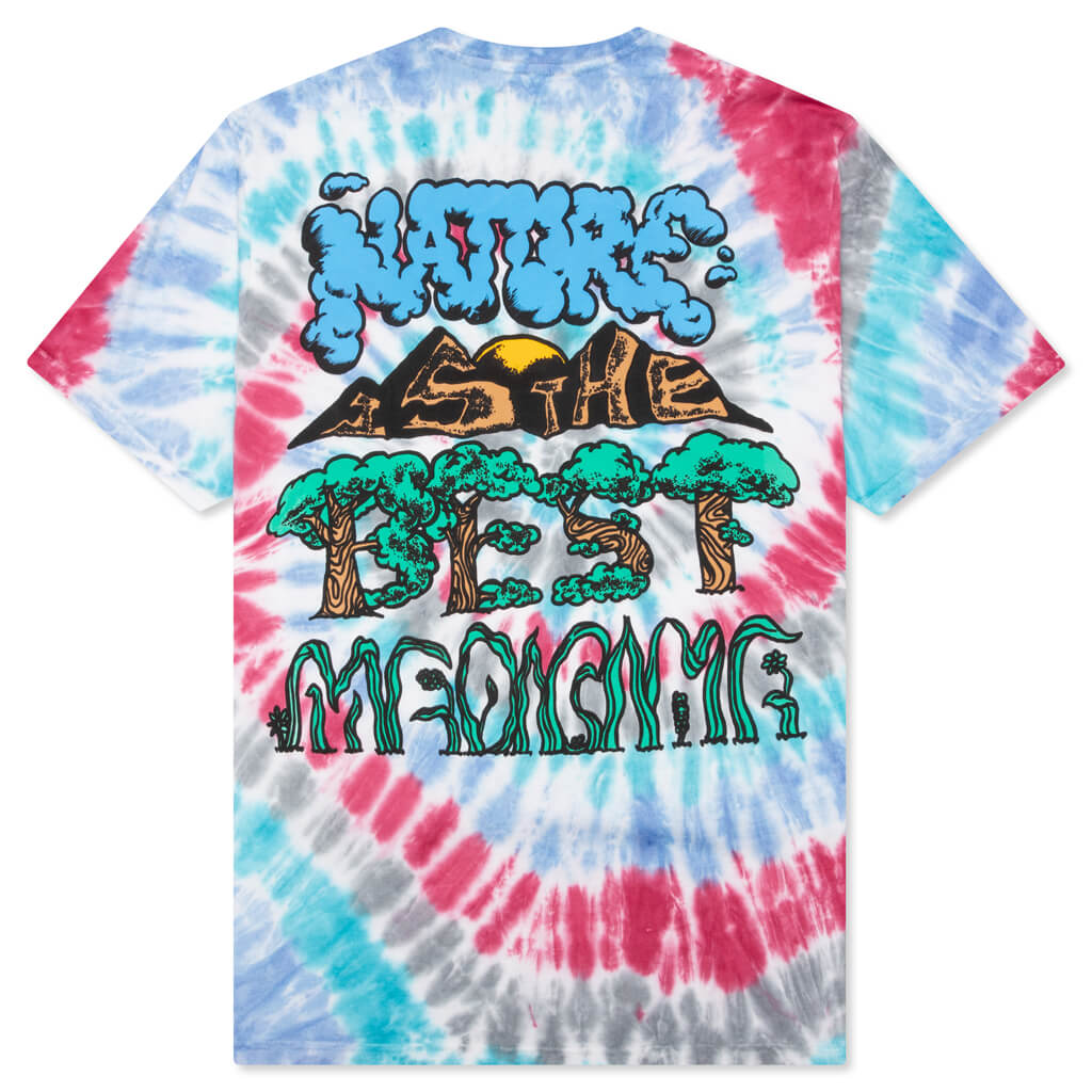 Chinatown Nature Is The Best Medicine Tie Dye Tee - Tie Dye