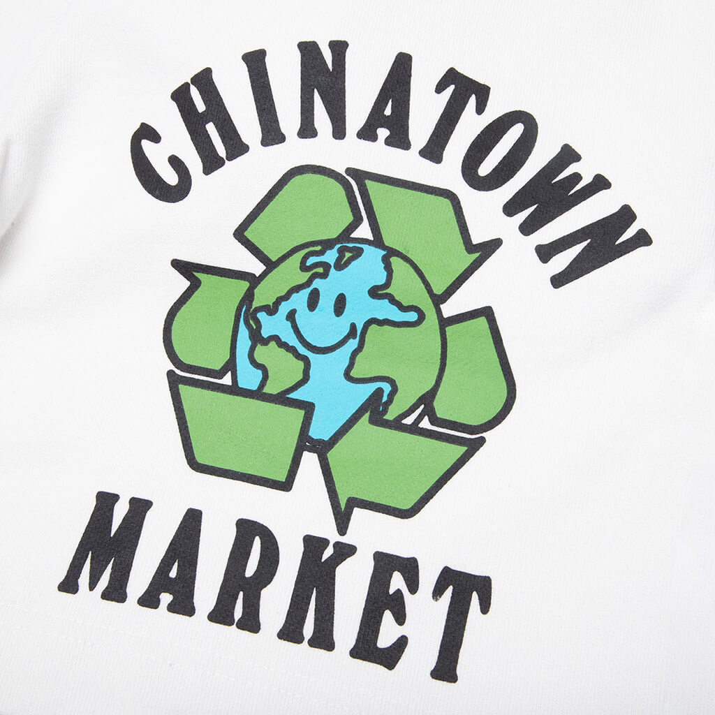 Chinatown Recycle Global Sweatshorts - Cream