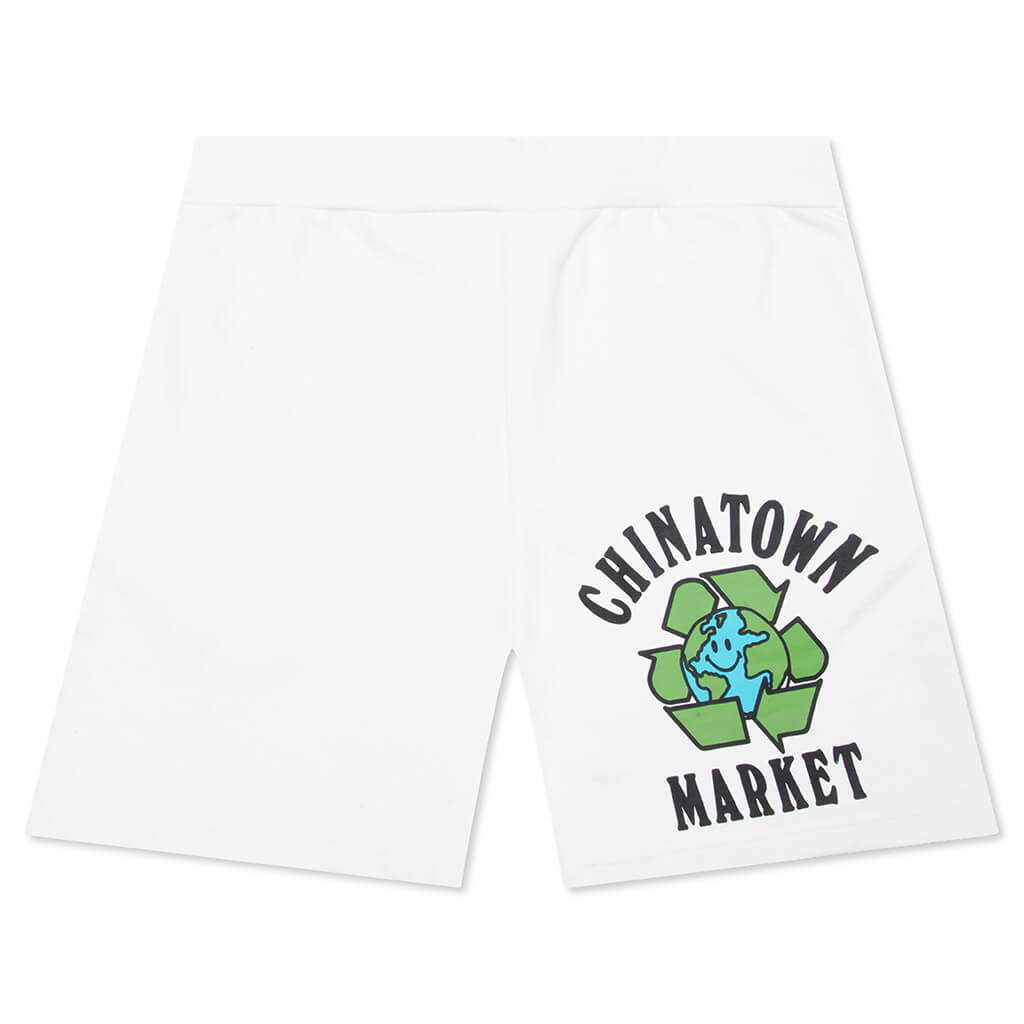 Chinatown Recycle Global Sweatshorts - Cream