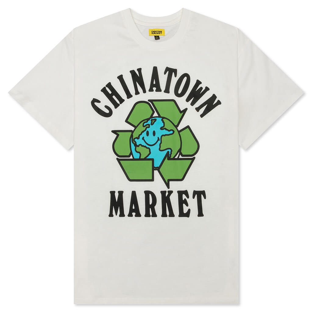 Chinatown Recycle Global Tee - Cream
