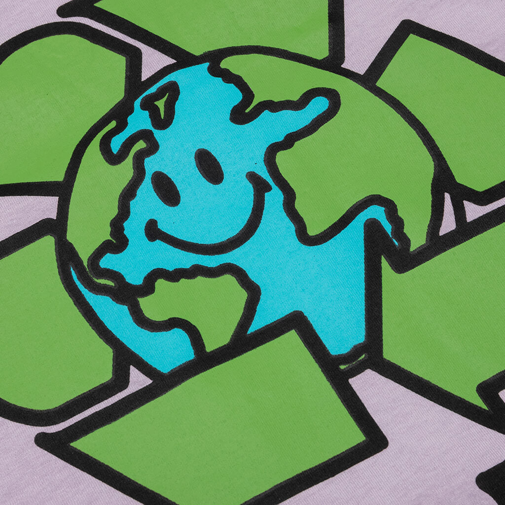 Chinatown Recycle Global Tee - Purple