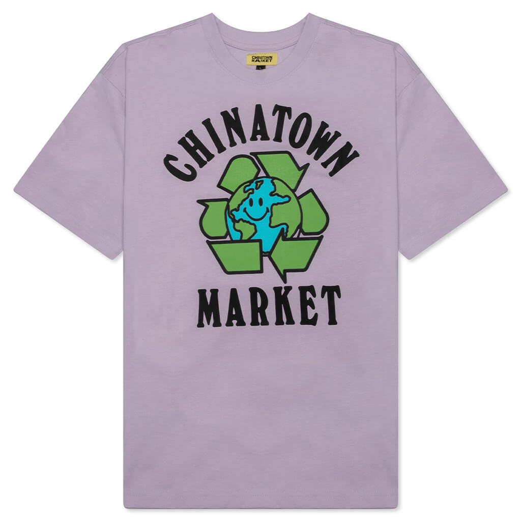 Chinatown Recycle Global Tee - Purple