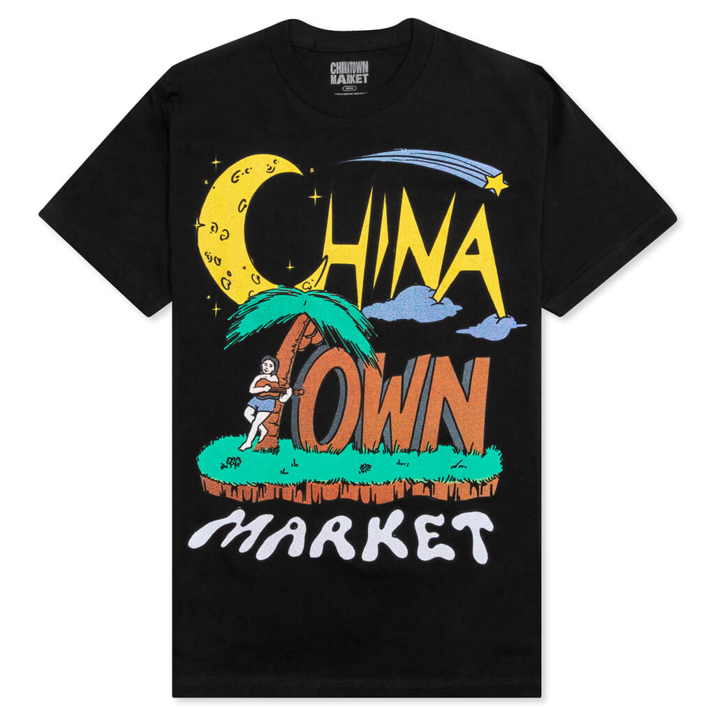 Chinatown Shooting Star Vacation T-Shirt - Black