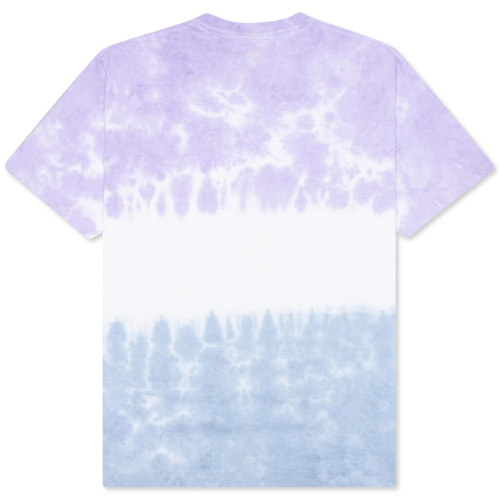 Chinatown Shooting Star Vacation Tie-Dye T-Shirt - Purple/Blue Tie-Dye