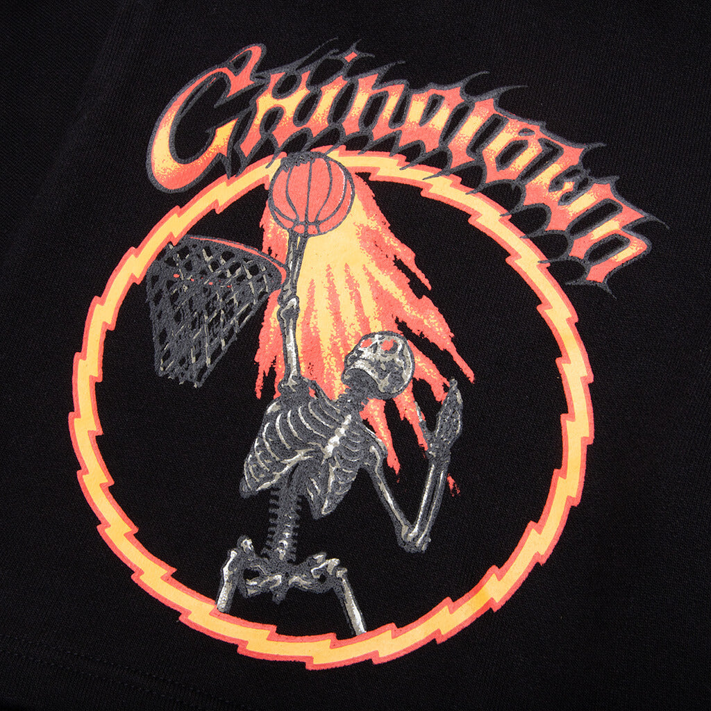 Chinatown Skelly World Tour Sweatshorts - Black