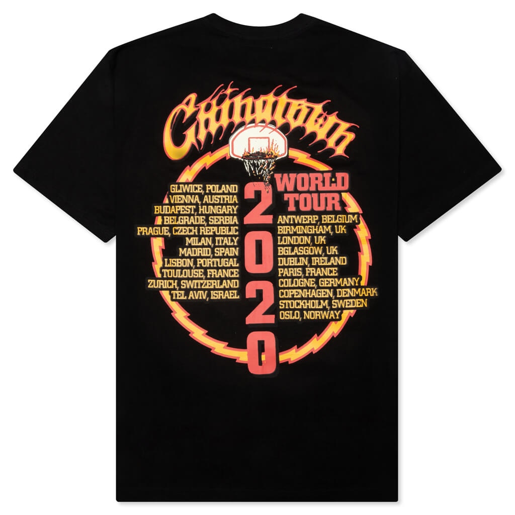 Chinatown Skelly World Tour T-Shirt - Black