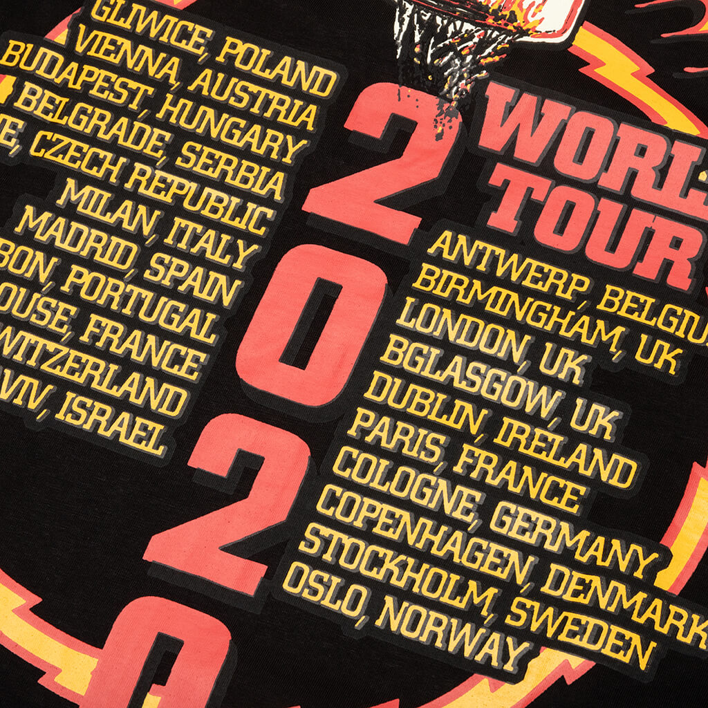 Chinatown Skelly World Tour T-Shirt - Black