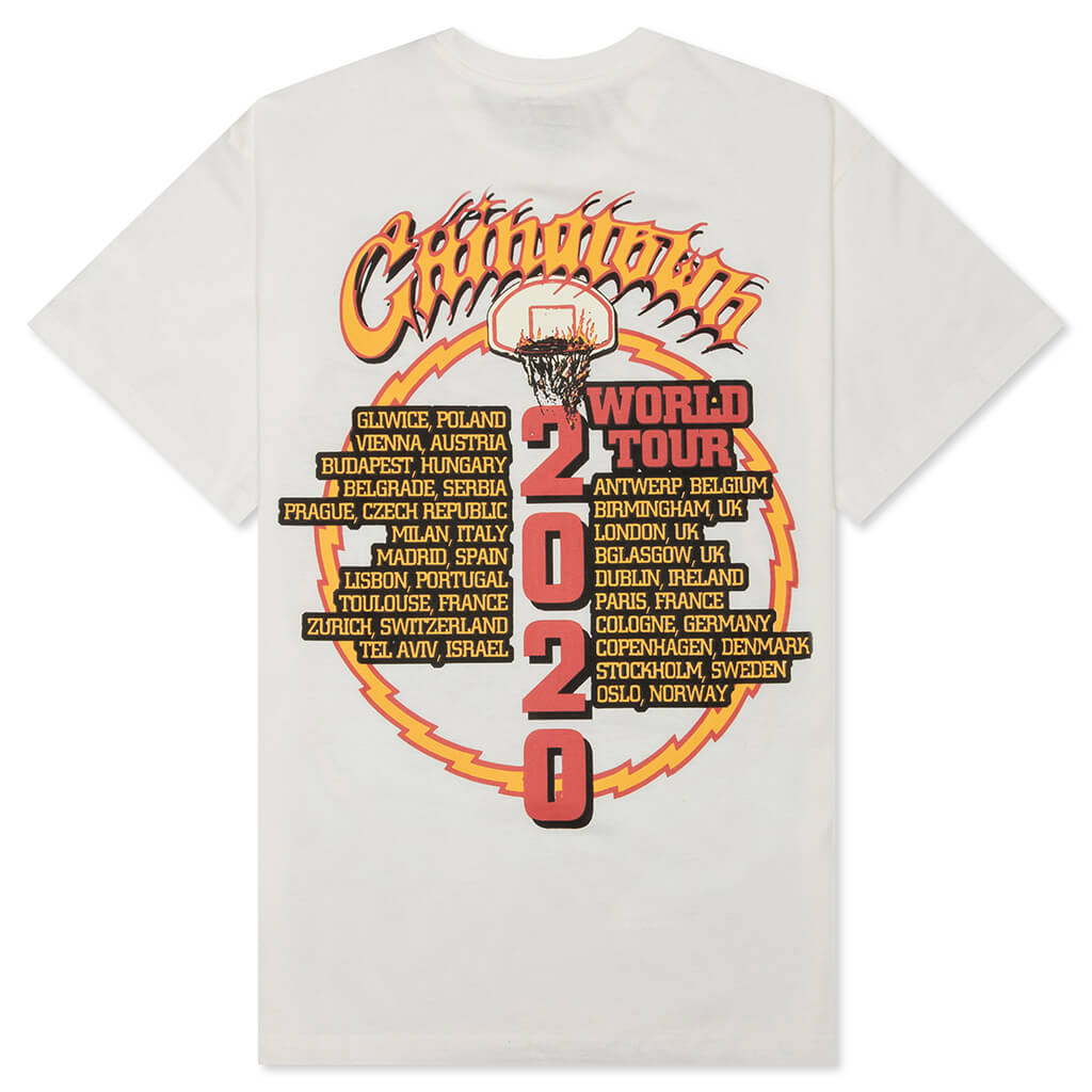 Chinatown Skelly World Tour T-Shirt - Cream