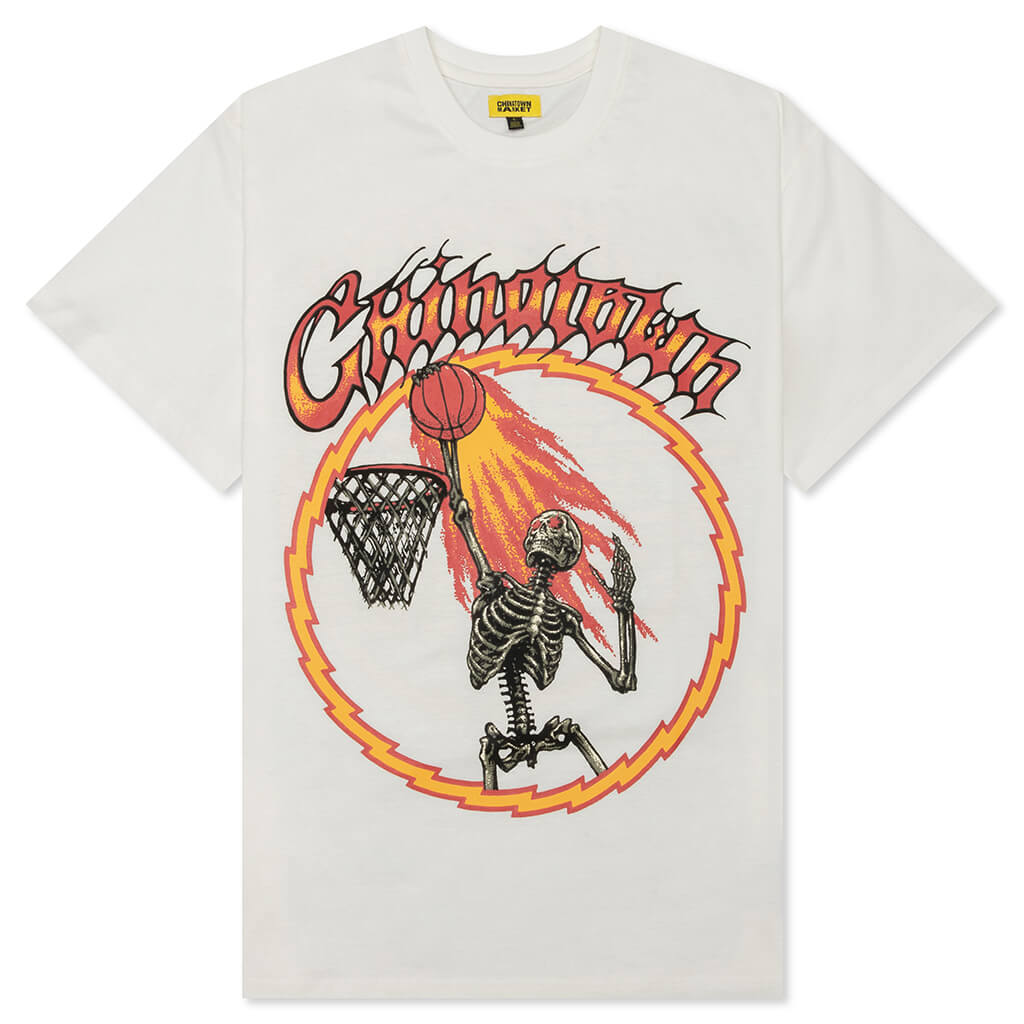 Chinatown Skelly World Tour T-Shirt - Cream