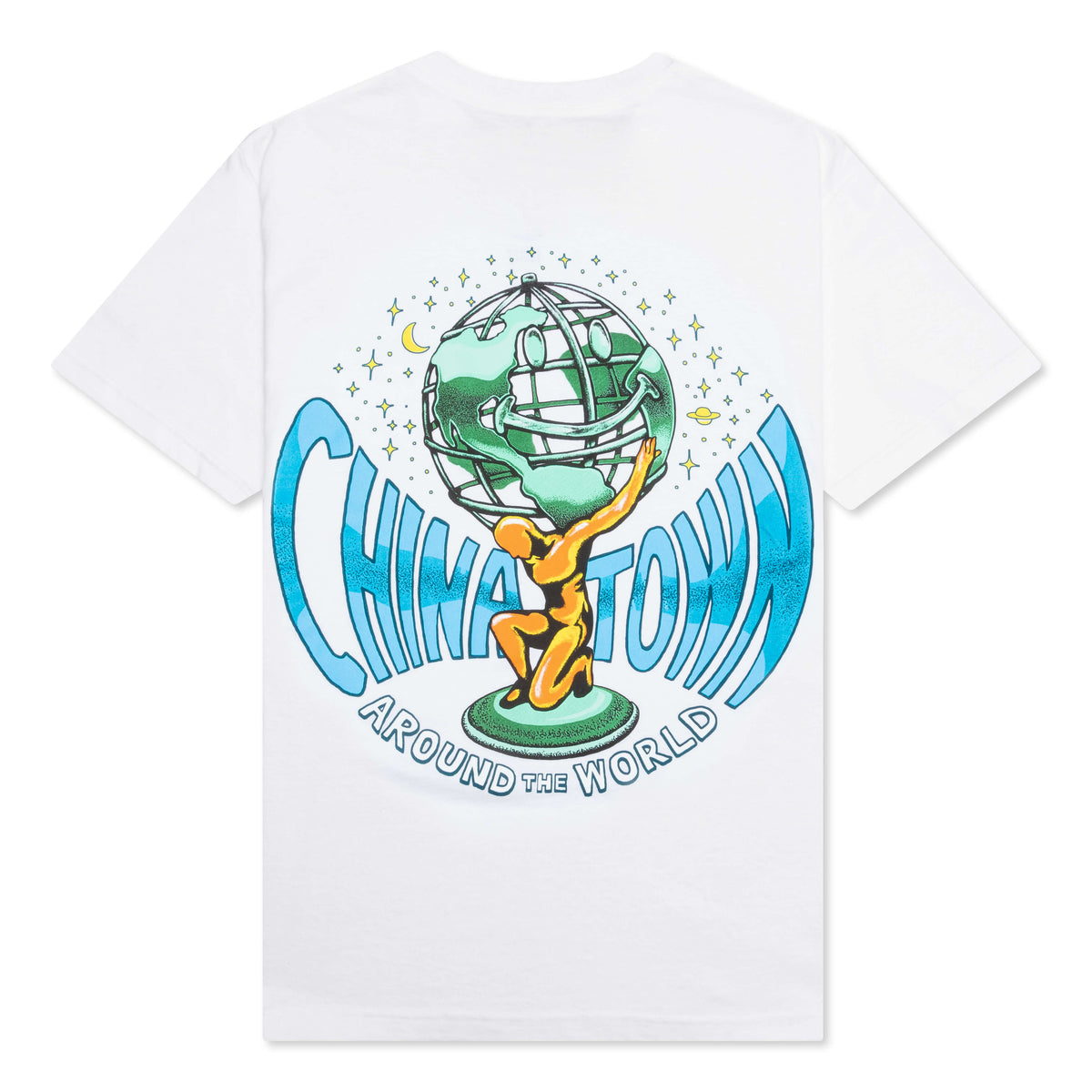 Chinatown Smiley Atlas T-Shirt - White