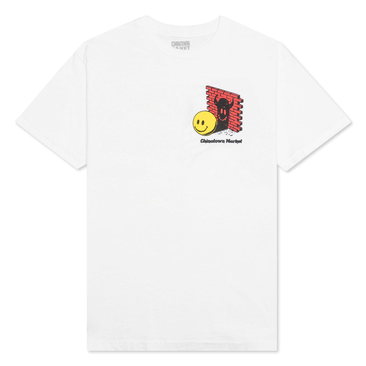 Chinatown Smiley Find The Light T-Shirt - White