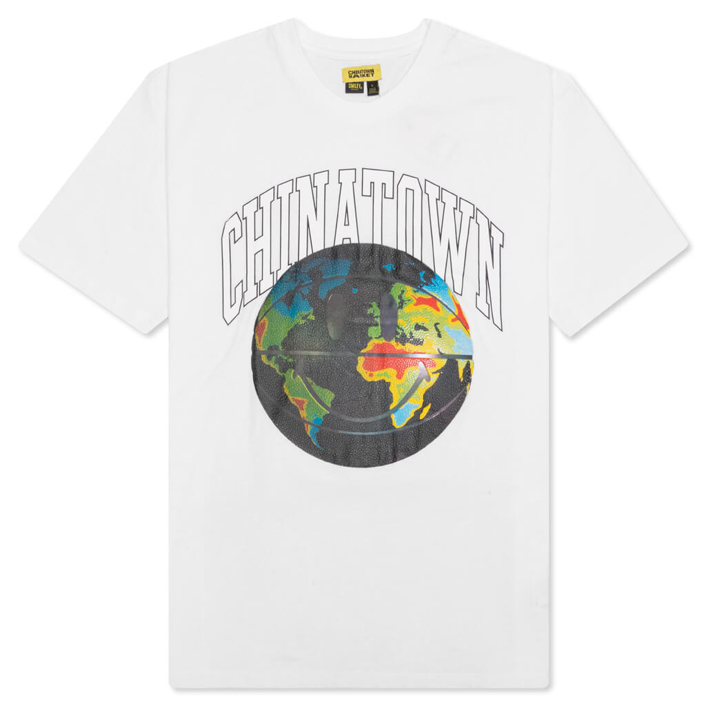 Chinatown Smiley Global Citizen Basketball Tee - White