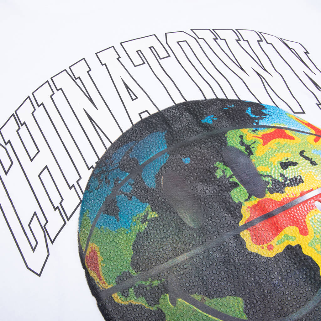 Chinatown Smiley Global Citizen Basketball Tee - White
