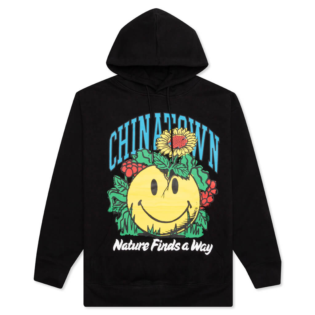 Chinatown Smiley Planter Hoodie - Black