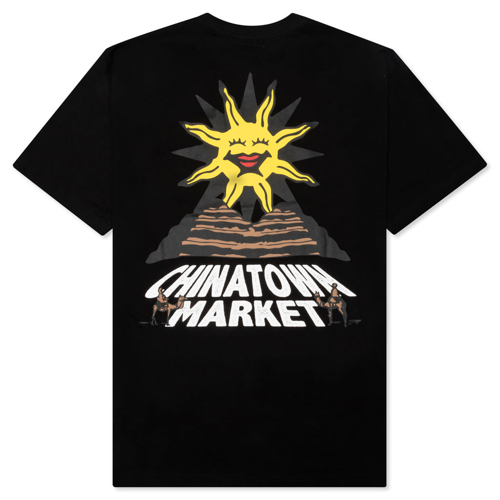 Chinatown Sunshine Over The Pyramids T-Shirt - Black
