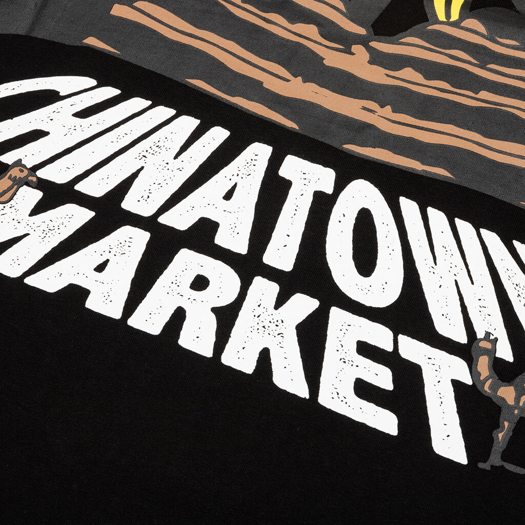 Chinatown Sunshine Over The Pyramids T-Shirt - Black