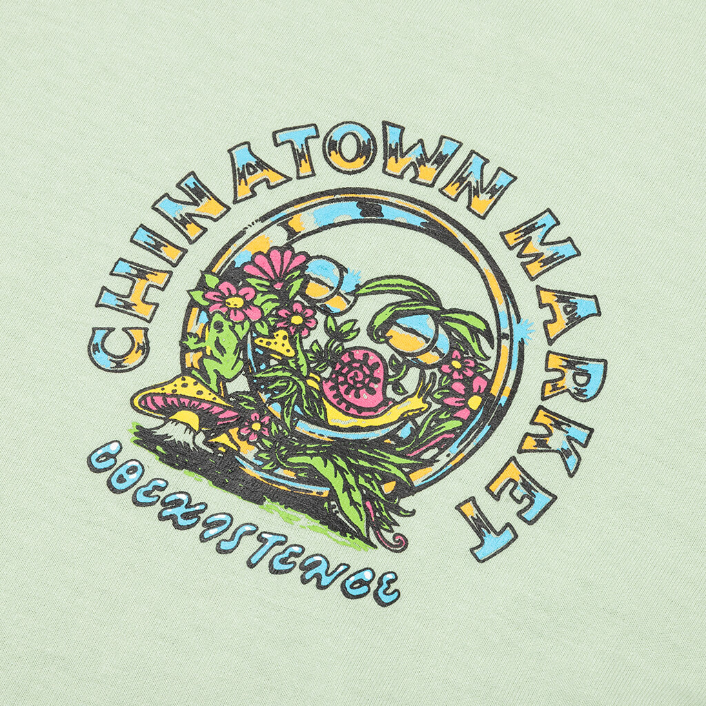 Chinatown Terrarium Co-Existence T-Shirt - Tea Green