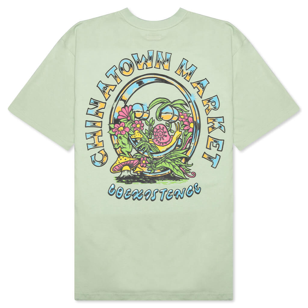 Chinatown Terrarium Co-Existence T-Shirt - Tea Green