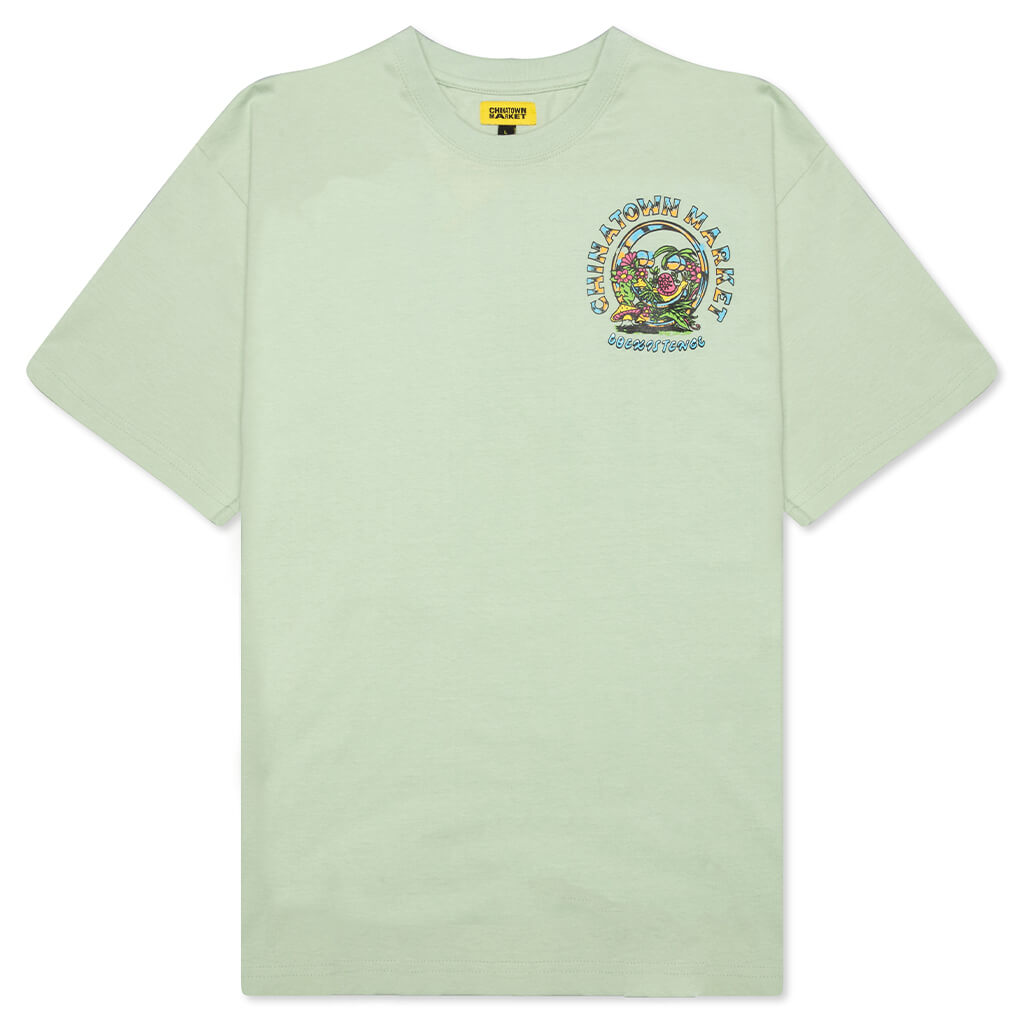Chinatown Terrarium Co-Existence T-Shirt - Tea Green